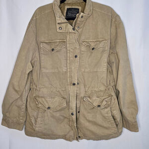 Women's Levi Strauss & Co. Beige Utility Jacket Large
